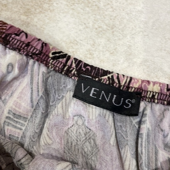 Venus One Shoulder Bell Sleeve Printed Boho Top M - Picture 2 of 5